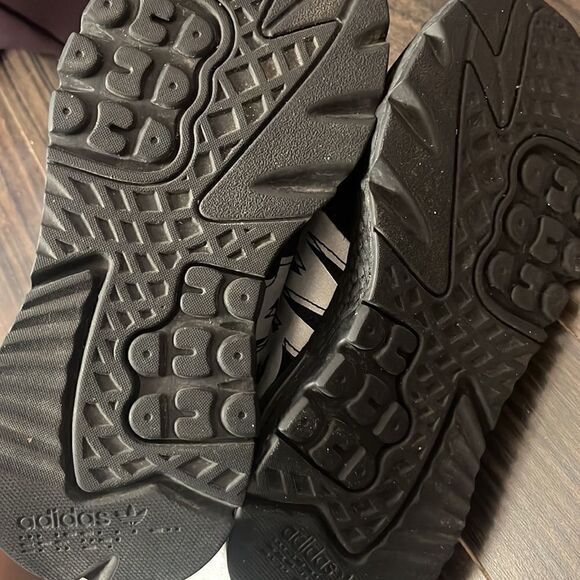 Adidas 3M Nite Jogger Shoes Core Black Reflective Running Sneakers size 5 Men - Picture 5 of 6